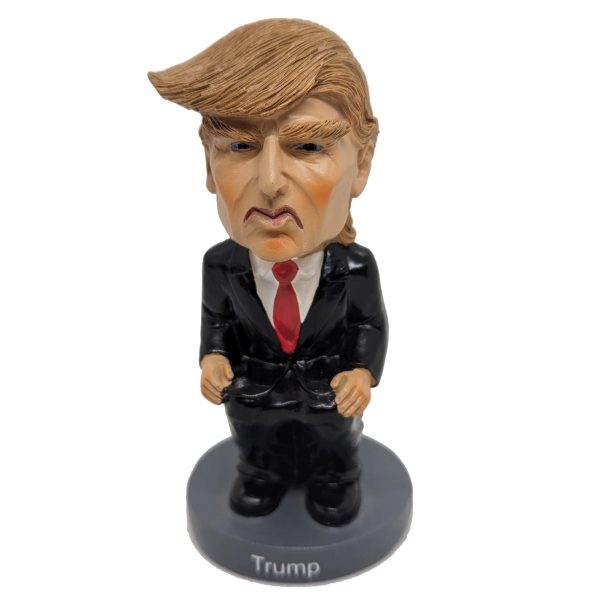 Trump Pooping Figure Gag Bobblehead