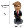 Trump Bobblehead Resin Caganer Prank